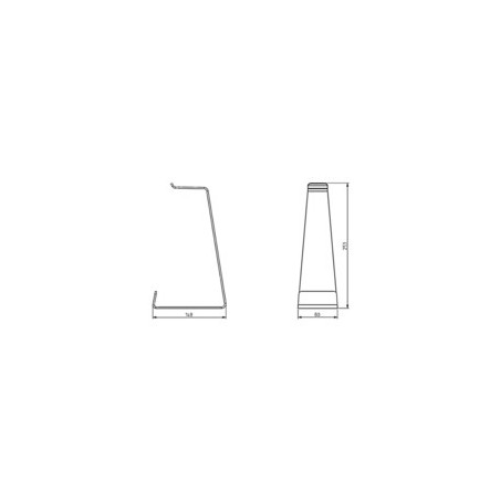 Multibrackets M Headset Holder Monteringssæt Hovedtelefoner / headsets